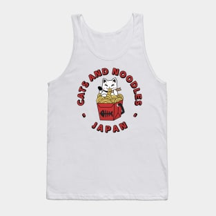 CATS AND NOODLES – JAPAN Tank Top